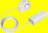 LUMEO KIDS 6561x0100 Lampen Schnur-Schlummerschalter mit Zuleitung und Schutzkontakt-Zwischenstecker